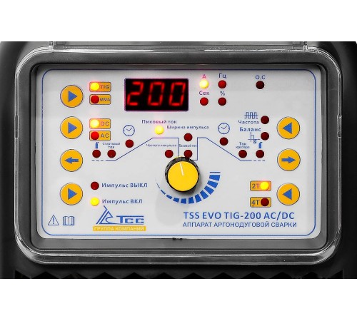 Аппарат аргонодуговой сварки TSS EVO TIG-200 AC/DC Аппарат аргонодуговой сварки TSS EVO TIG-200 AC/DC
