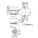 Двигатель бензиновый Honda GX160 (D=20 mm)/ (Key / Цилиндр под шпонку 20/53)