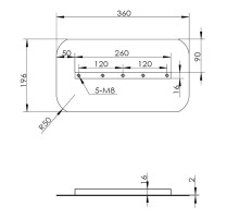 Лопасти для DRD 2000H (к-т из 4-х лопастей)