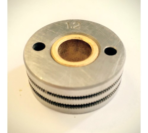 Ролик подающий под порошковую проволоку (30-10-12) 1.6/2.0 / Feed roller (1.6/2.0 flux type, 30х10х12) (021150)