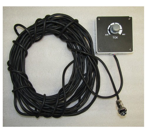 Регулятор тока дистанционный для аппаратов сварки MMA (14.6м.,4 pin)/ Current regulator remote Регулятор тока дистанционный для аппаратов сварки MMA (14.6м.,4 pin)/ Current regulator remote