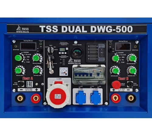 Двухпостовой дизельный сварочный генератор TSS DUAL DWG-500