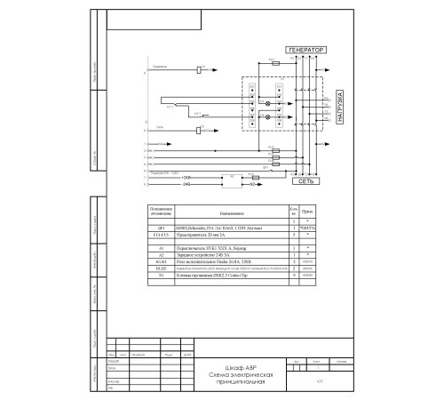 Блок АВР 30-50 кВт ПРОФ (100А) (007497) Блок АВР 30-50 кВт ПРОФ (100А) (007497)
