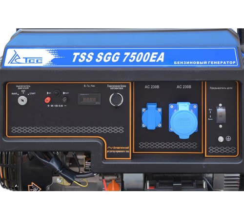 Бензогенератор 7,5 кВт TSS SGG 7500ЕA с АВР(автозапуском) Бензогенератор 7,5 кВт TSS SGG 7500ЕA с АВР(автозапуском)