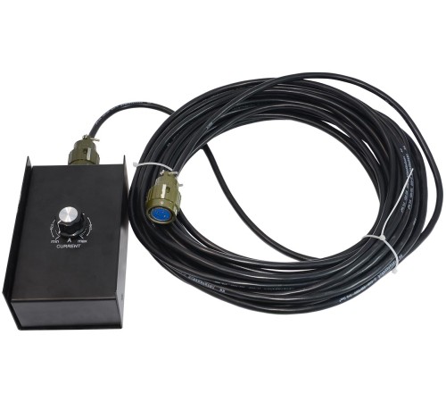 Регулятор тока дистанционный для аппаратов сварки MMA (13м.,4 pin) / Current regulator remote Регулятор тока дистанционный для аппаратов сварки MMA (13м.,4 pin) / Current regulator remote