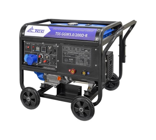 Инверторный бензиновый сварочный генератор TSS GGW 5.0/200D-R Инверторный бензиновый сварочный генератор TSS GGW 5.0/200D-R