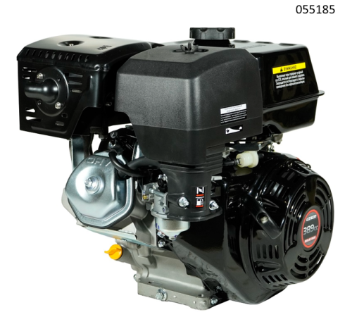Двигатель бензиновый Loncin G390FD (A type Ø25mm)/Engine Loncin G390FD (A type Ø25mm) (055185)