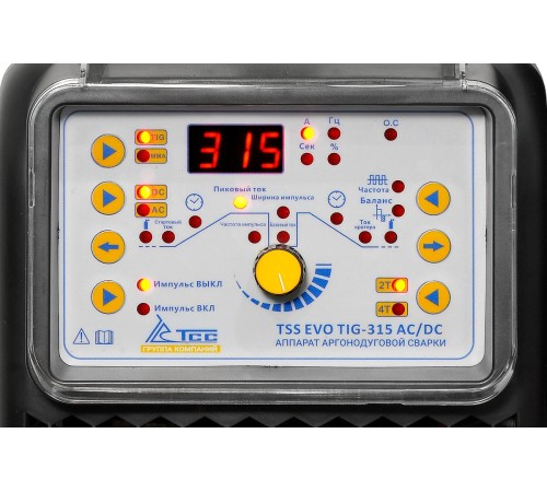 Аппарат аргонодуговой сварки TSS EVO TIG-315 AC/DC Аппарат аргонодуговой сварки TSS EVO TIG-315 AC/DC
