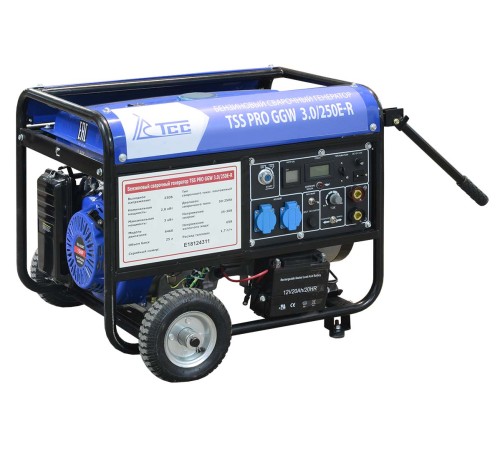 Бензиновый сварочный генератор TSS PRO GGW 3.0/250E-R Бензиновый сварочный генератор TSS PRO GGW 3.0/250E-R