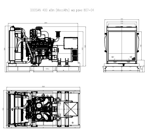 Дизельный генератор ТСС АД-400С-Т400-1РМ17 (Mecc Alte) (014888) Дизельный генератор ТСС АД-400С-Т400-1РМ17 (Mecc Alte) (014888)