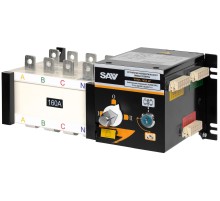 Реверсивный рубильник АВР (устройство автоматического ввода резерва) SHIQ5-160 4P