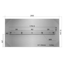 Лопасти 800 для TSS DMD1000 (к-т из 4 лопастей)