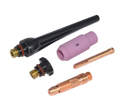 Горелка сварочная TIG с газовым охлаждением WP-17 (2-pin, 4м) / Torch for TIG welding Горелка сварочная TIG с газовым охлаждением WP-17 (2-pin, 4м) / Torch for TIG welding