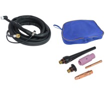 Горелка сварочная TIG  с газовым охлаждением WP-17 (2-pin, 4м) / Torch for TIG welding
