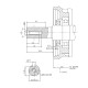 Двигатель бензиновый Loncin G420F (A type) D25/Engine Loncin G420FA (A type) D25 (040856)