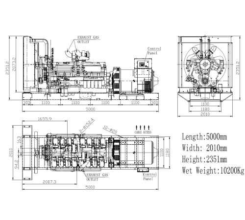 Дизельный генератор ТСС АД-1000С-Т400-1РМ15