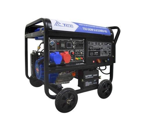 Инверторный бензиновый сварочный генератор TSS GGW 6.0/250ED-R3 Инверторный бензиновый сварочный генератор TSS GGW 6.0/250ED-R3
