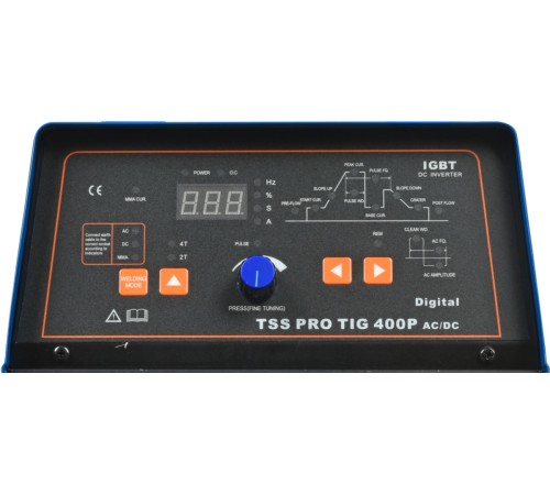 Аппарат TIG сварки алюминия TSS PRO TIG 400P AC/DC Digital Аппарат TIG сварки алюминия TSS PRO TIG 400P AC/DC Digital