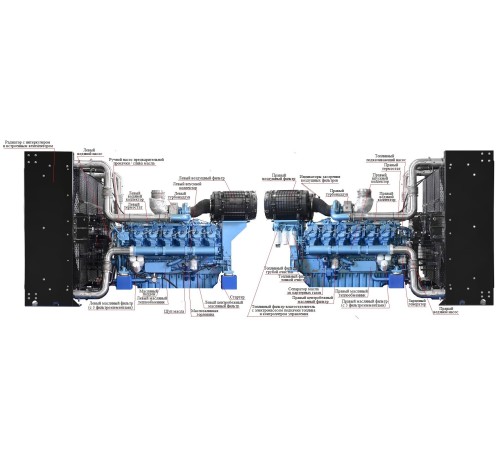 Двигатель Baudouin/Industrial Engines 12M33G1400/5 (10229) Двигатель Baudouin/Industrial Engines 12M33G1400/5 (10229)
