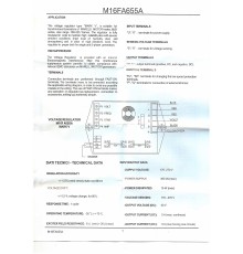 Регулятор напряжения Mark I; V (M16FA655A)/voltage regulator